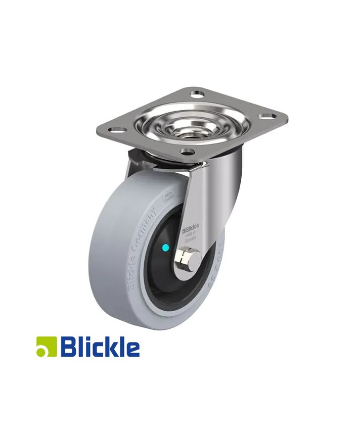 Ruote INOX per Carrelli PORTATA 100KG Ø 100x32 mm Ruote INOX per Carrelli PORTATA 100KG Ø 100x32 mm