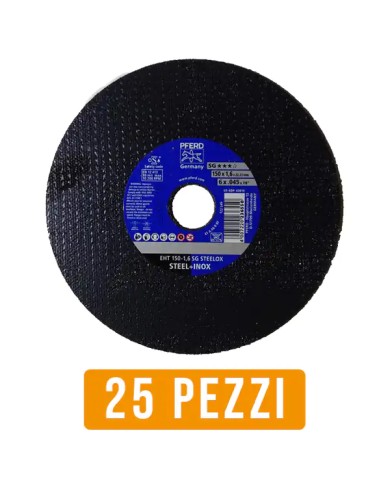 Disco Taglio Ferro 150 mm PFERD SG | Commerciale Bosio Disco Taglio Ferro 150 mm PFERD SG | Commerciale Bosio