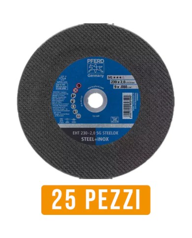 Disco Taglio Ferro 230 mm PFERD SG | Commerciale Bosio Disco Taglio Ferro 230 mm PFERD SG | Commerciale Bosio