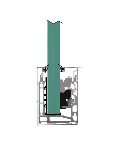 Parapetto in Vetro | Profilo Alluminio P3 SIDE per Vetro 15 - 21.52 Parapetto in Vetro | Profilo Alluminio P3 SIDE per Vetro 15 - 21.52