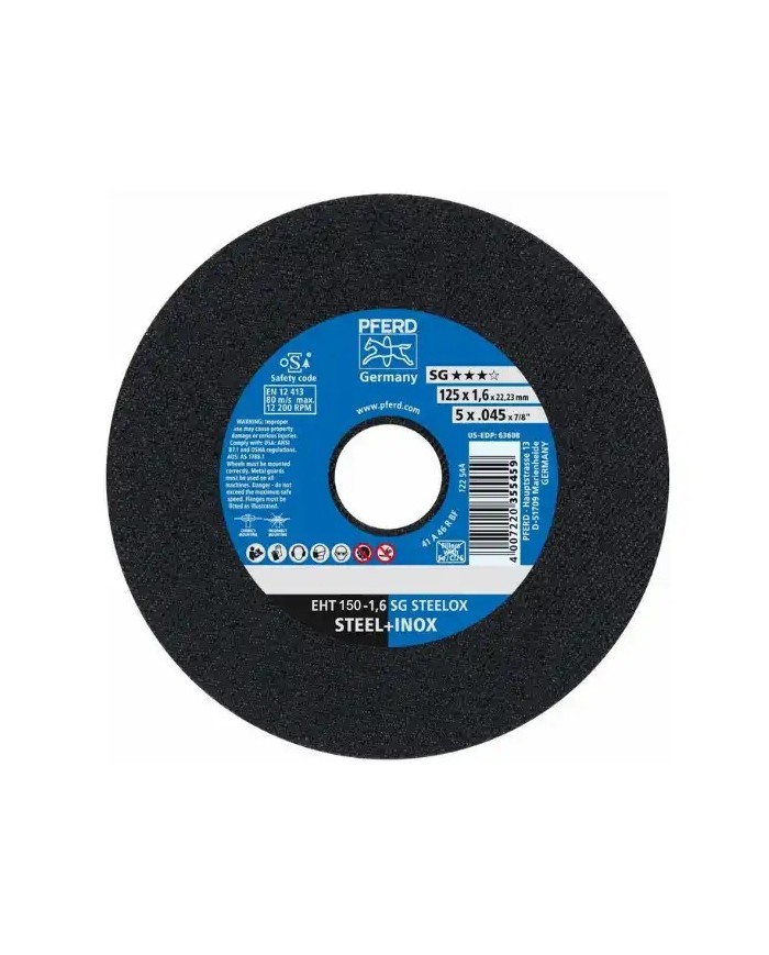 Disco Taglio Ferro 150 mm, per Ferro e Acciaio INOX | PFERD