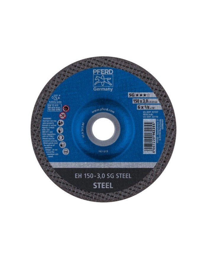 Disco Taglio Ferro 150 mm PFERD SG | Commerciale Bosio