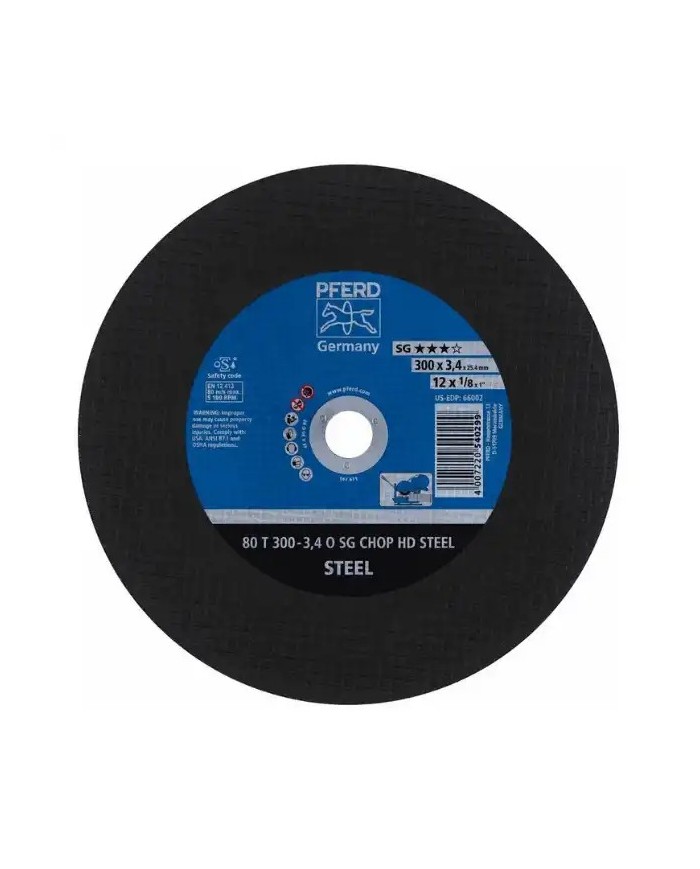 Disco per troncatrice ferro PFERD 540299 SG-ELASTIC Ø 300 X 3.4