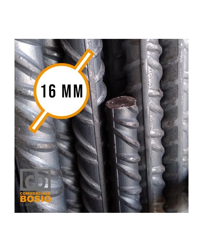 Tondo per Cemento Armato 16 mm  | Barre da 2 e 3 MT