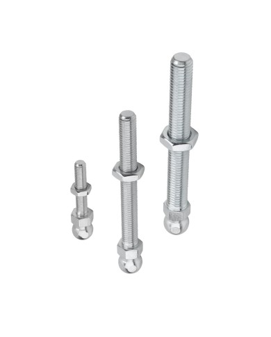 Asta filettata per supporti oscillanti in acciaio o acciaio inox | Kipp 27810