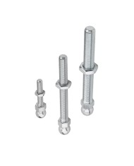 Asta filettata per supporti oscillanti in acciaio o acciaio inox | Kipp 27810