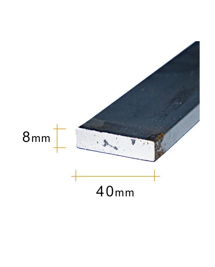 Ferro PIATTO 40x 8 mm [ 2 - 3 mt ]