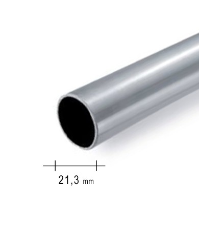 Tubo Inox Satinato AISI 304  Ø 21,3 x 2 - 3 Mt