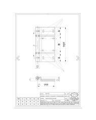 Cerniera Interna IBFM 745 per Profili Palladio, U-keg, IC-Tubi