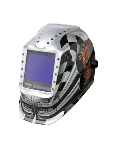 Lincoln VIKING 3350 Serie 4 MOTORHEAD - Maschera Saldatore Autoscurante Professionale | K3100-4-CE Lincoln VIKING 3350 Serie 4 MOTORHEAD - Maschera Saldatore Autoscurante Professionale | K3100-4-CE