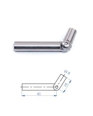 Snodo Filettato M.6 Accessorio per funi in acciaio inox | AISI 303 Snodo Filettato M.6 Accessorio per funi in acciaio inox | AISI 303