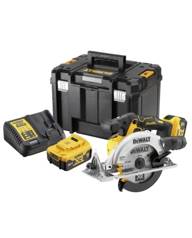 DeWALT DCS565P2-QW Sega Circolare 165MM, 18V, 2 Batterie 5AH, Disco Incluso DeWALT DCS565P2-QW Sega Circolare 165MM, 18V, 2 Batterie 5AH, Disco Incluso