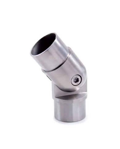 Giunzione Acciaio INOX SNODATA per TUBO Ø 42,4 x 2 mm | AISI 304 Satinato Giunzione Acciaio INOX SNODATA per TUBO Ø 42,4 x 2 mm | AISI 304 Satinato