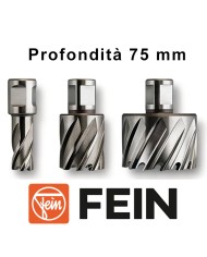 Frese a Corona FEIN per Trapano Magnetico Attacco WELDON Ø 20 - 30 mm Profondità 75 mm | FEIN HSS Frese a Corona FEIN per Trapano Magnetico Attacco WELDON Ø 20 - 30 mm Profondità 75 mm | FEIN HSS
