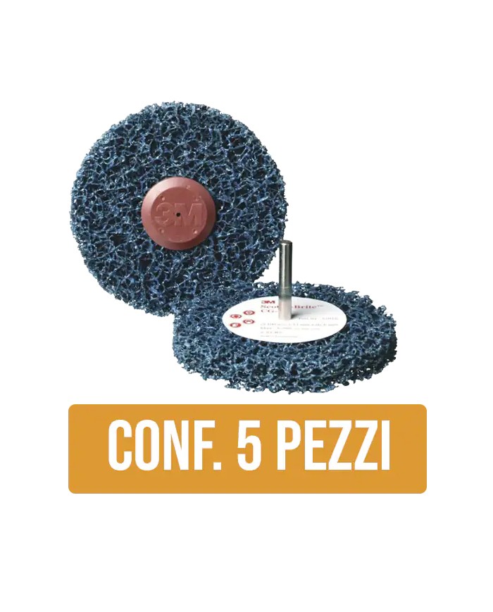 3M Scotch Brite ™ 7000077916 Spazzola per Avvitatore e Smerigliatrice Assiale CLEAN STRIP CG-ZS D.150X25 - 5 PEZZI 3M Scotch Brite ™ 7000077916 Spazzola per Avvitatore e Smerigliatrice Assiale CLEAN STRIP CG-ZS D.150X25 - 5 PEZZI