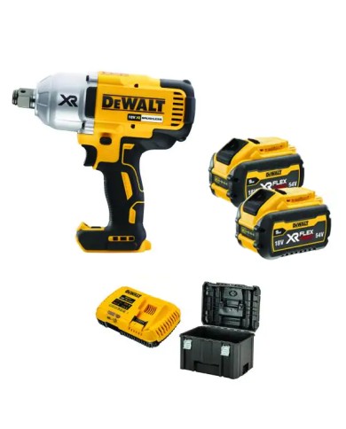 DeWALT DCF897X2-IT | Avvitatore impulsi ALTA POTENZA, Attacco 3/4, 18V XR, 2X 9Ah 54V FLEXVOLT, TSTAK DeWALT DCF897X2-IT | Avvitatore impulsi ALTA POTENZA, Attacco 3/4, 18V XR, 2X 9Ah 54V FLEXVOLT, TSTAK
