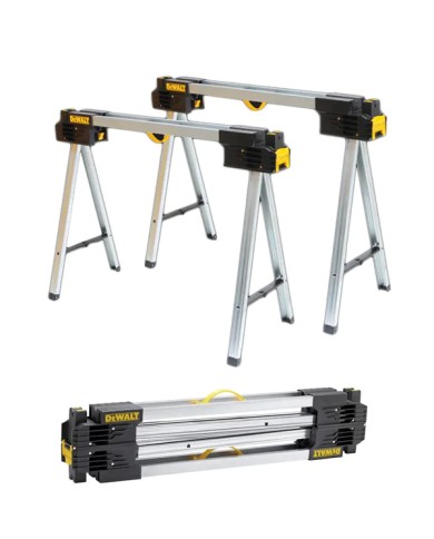DeWALT DWST1-75676 | Coppia Cavalletti Pieghevoli in METALLO, Portata 900kg DeWALT DWST1-75676 | Coppia Cavalletti Pieghevoli in METALLO, Portata 900kg