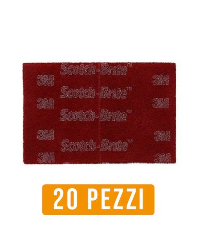 3M 7447 PRO | Panno manuale Scotch-Brite per la finitura Acciaio Inox - 20 pezzi 152 x 228 mm 3M 7447 PRO | Panno manuale Scotch-Brite per la finitura Acciaio Inox - 20 pezzi 152 x 228 mm