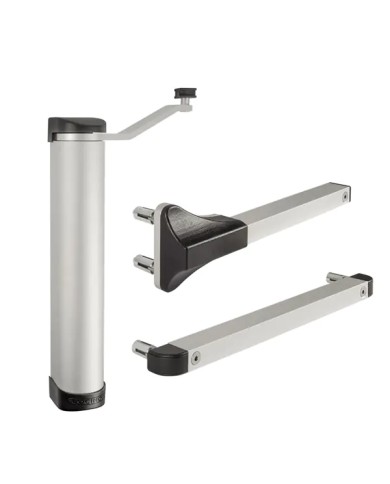LOCINOX LION ZILV Chiudiporta Idraulico per porte fino a 75KG 1100MM apertura 180° | Argento LOCINOX LION ZILV Chiudiporta Idraulico per porte fino a 75KG 1100MM apertura 180° | Argento
