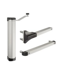 LOCINOX LION ZILV Chiudiporta Idraulico per porte fino a 75KG 1100MM apertura 180° | Argento LOCINOX LION ZILV Chiudiporta Idraulico per porte fino a 75KG 1100MM apertura 180° | Argento