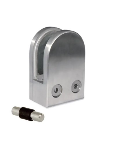 Pinze per VETRO Acciaio INOX con base piana 63x45x30 mm | AISI304 Pinze per VETRO Acciaio INOX con base piana 63x45x30 mm | AISI304