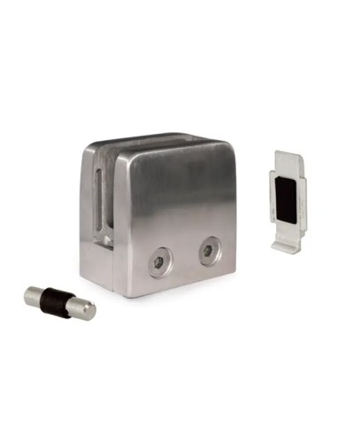 Pinze per VETRO Acciaio INOX con base piana 55x55x35 mm | AISI304 Pinze per VETRO Acciaio INOX con base piana 55x55x35 mm | AISI304