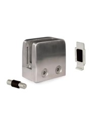 Pinze per VETRO Acciaio INOX con base piana 55x55x35 mm | AISI304