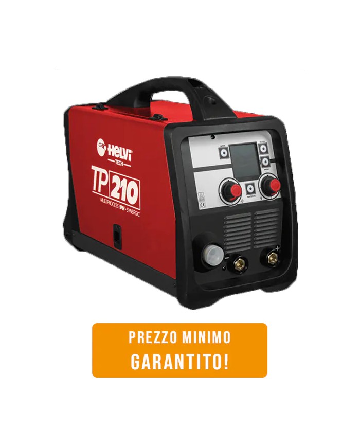 Helvi TP 210 Saldatrice Inverter Multiprocesso MIG-MMA-TIG Sinergica [ 99820058K ]