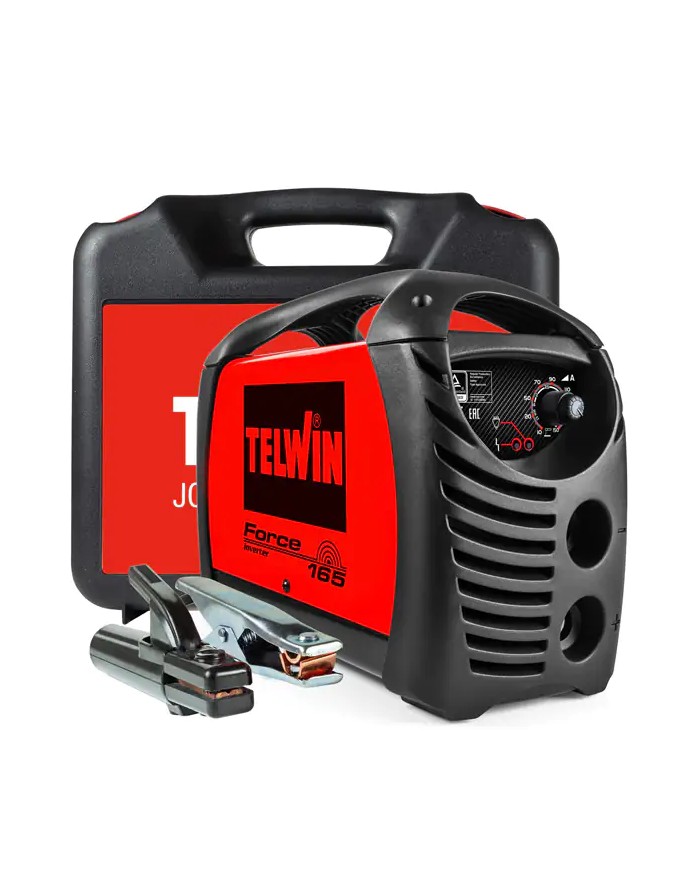 TELWIN Force 165 | 815857 - Saldatrice + Accessori Inverter Elettrodo MMA