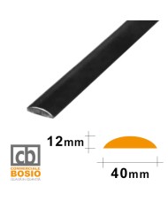 Corrimano in Ferro Battuto 40x12 Liscio | Grezzo