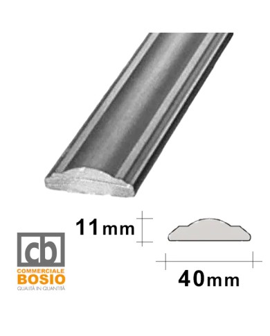 Corrimano in Ferro Battuto 40x11 Sagomato | Grezzo Corrimano in Ferro Battuto 40x11 Sagomato | Grezzo
