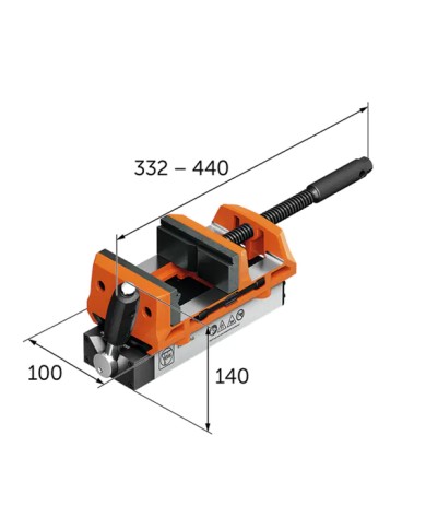 Morsa Magnetica FEIN VersaMAG 90701003020 Morsa Magnetica FEIN VersaMAG 90701003020