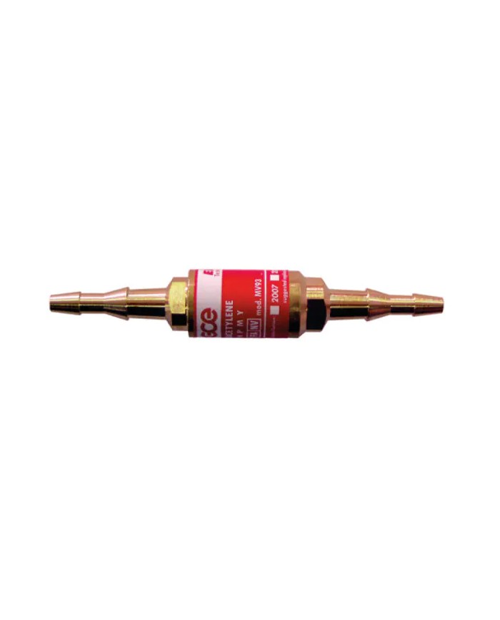 Valvola di sicurezza acetilene tubo-tubo ISO 5175-1