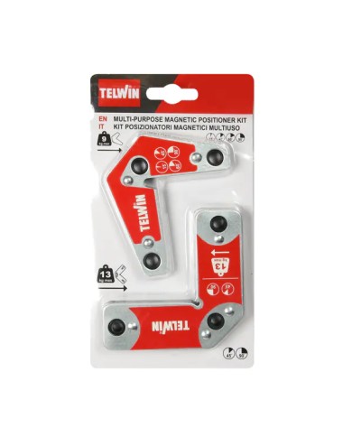 Squadra Magnetica Saldatura Professionale TELWIN 804131 | 2 pezzi Squadra Magnetica Saldatura Professionale TELWIN 804131 | 2 pezzi