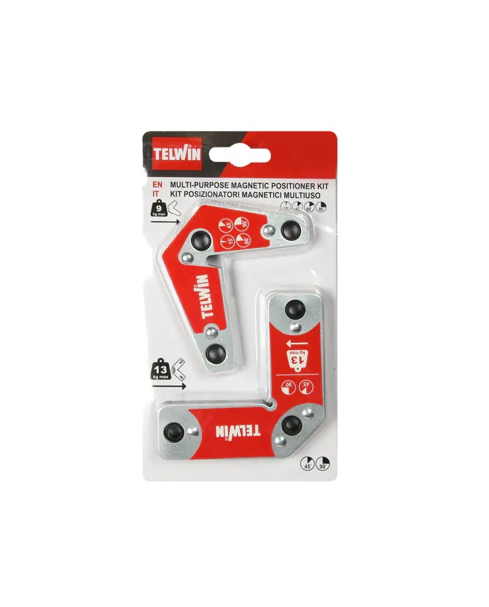 Squadra Magnetica Saldatura Professionale TELWIN 804131 | 2 pezzi Squadra Magnetica Saldatura Professionale TELWIN 804131 | 2 pezzi