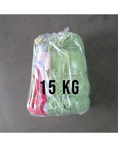 Stracci per pulizia Pezzame Colorato | 15 kg Stracci per pulizia Pezzame Colorato | 15 kg